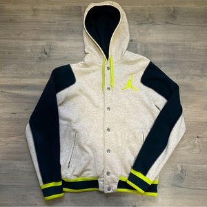 NIKE AIR JORDAN Retro Button Snap Hoodie